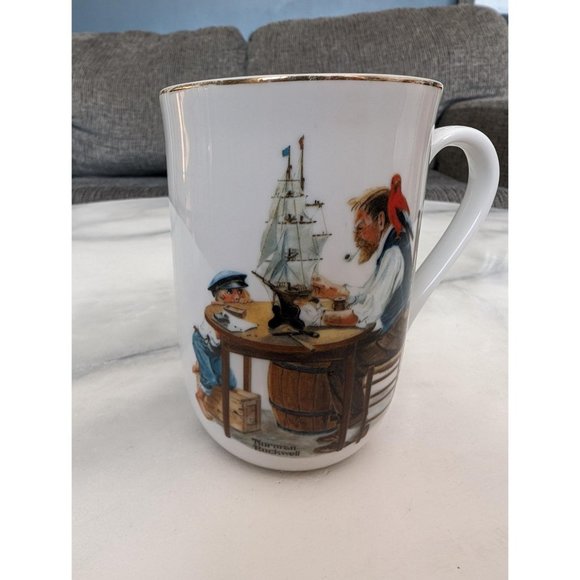 Vintage Norman Rockwell Mug Set - Picture 2 of 10